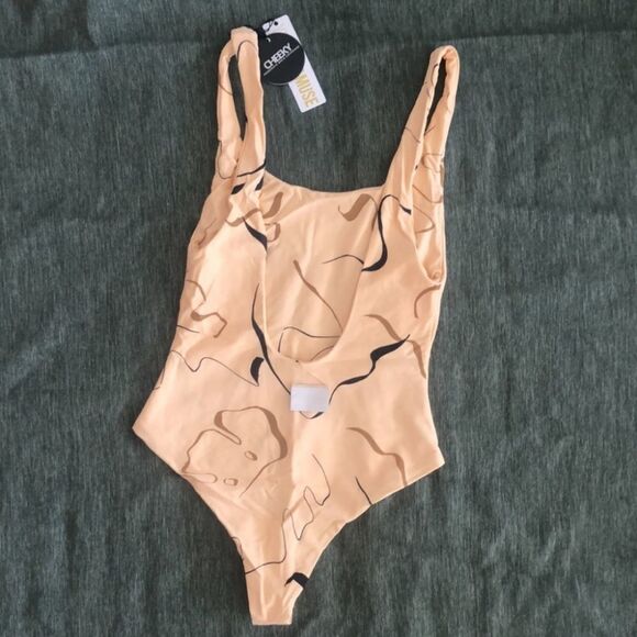 Amuse Society Women's Moxie One-Piece Swimsuit sz Large - Picture 4 of 9